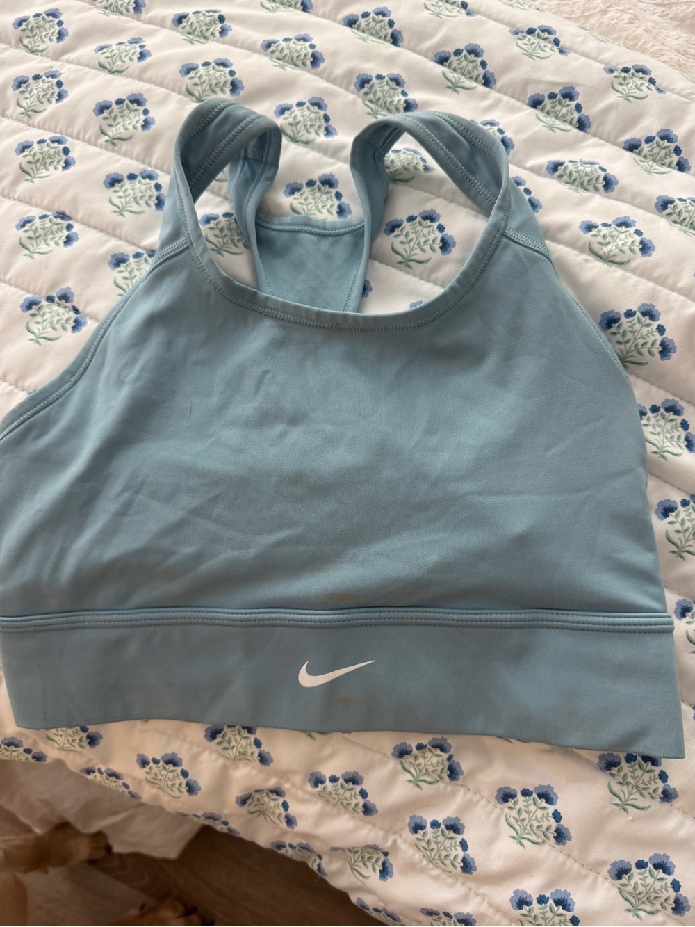 Nike Women’s Light Blue Racerback Sports Bra